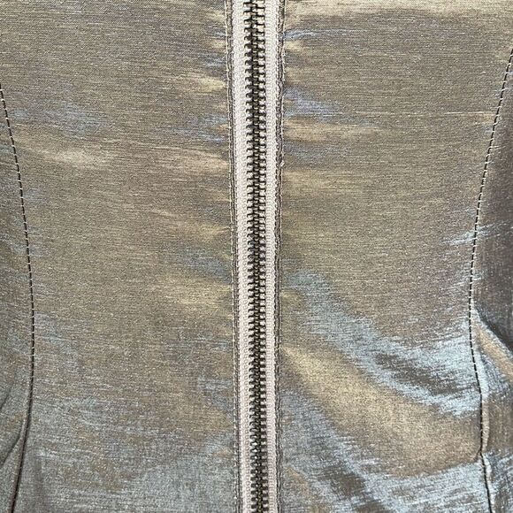 Pompous Studio shiny gray bodycon dress size 6 - Picture 4 of 6